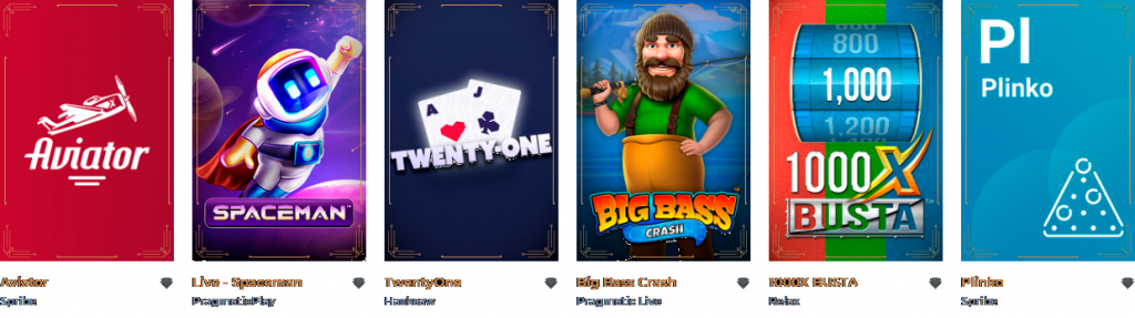 Mini-Spiele bei Windetta Casino
