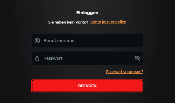 Bei Windetta Casino einloggen