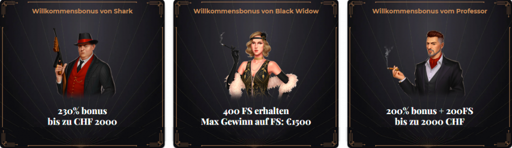 Windetta online Casino Willkommensbonus